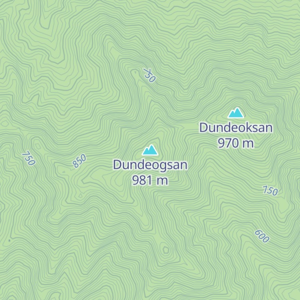 Map of Dundeogsan