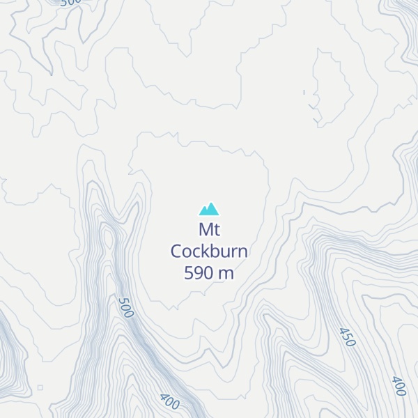 Map of Mt Cockburn