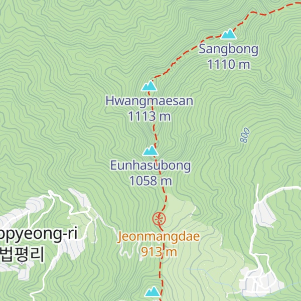 Map of Eunhasubong