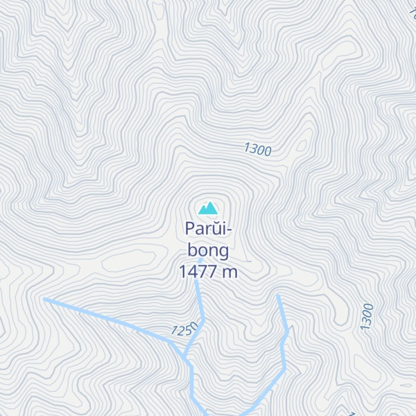 Map of Parŭi-bong