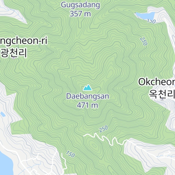 Map of Daebangsan