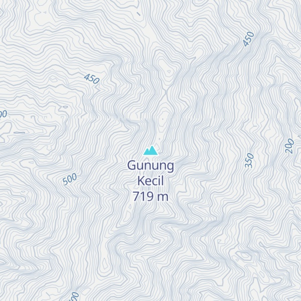 Map of Gunung Kecil