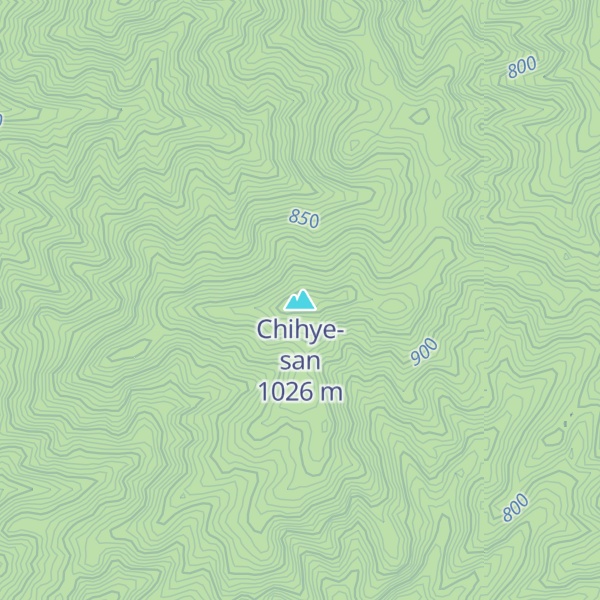 Map of Chihye-san