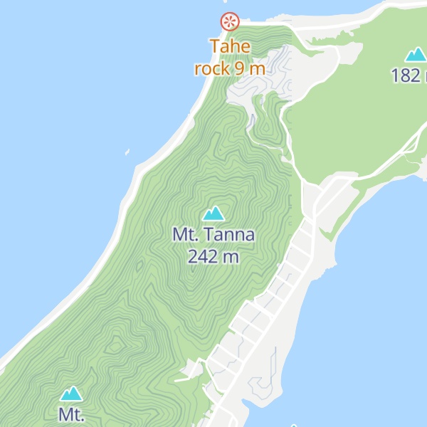 Map of Mt. Tanna