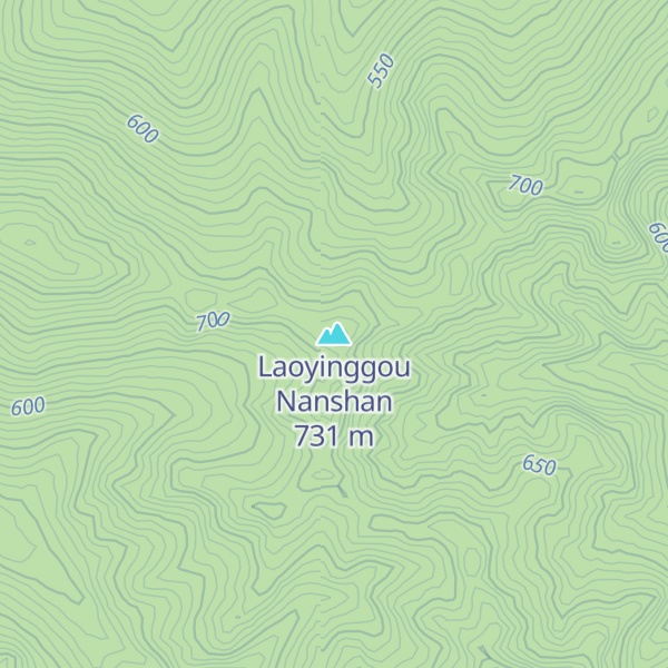 Map of Laoyinggou Nanshan