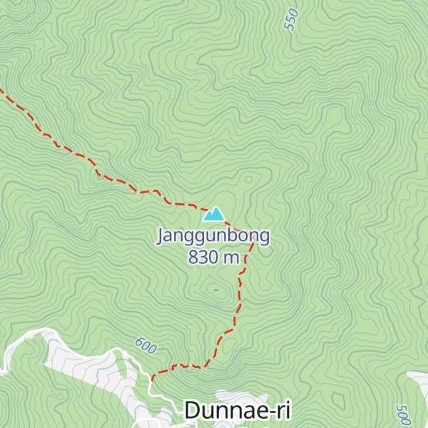 Map of Janggunbong