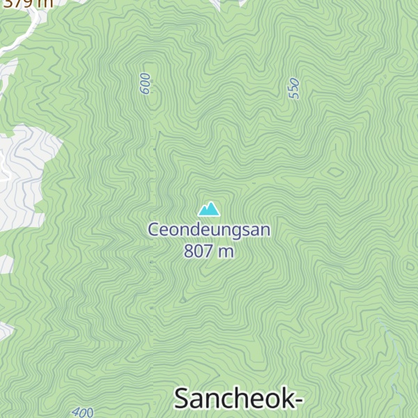 Map of Ceondeungsan