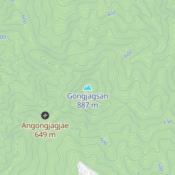Map of Gongjagsan