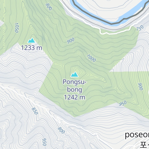 Map of Pongsu-bong