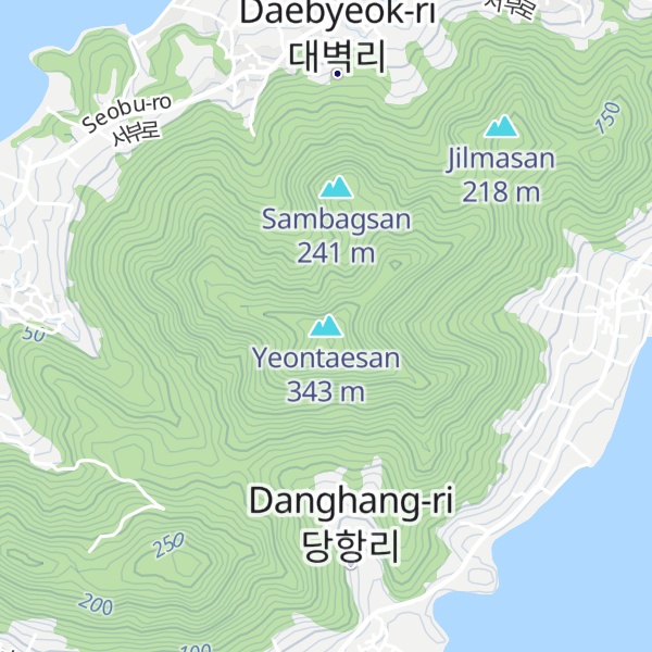 Map of Yeontaesan