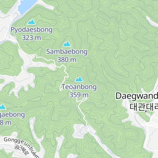 Map of Teoanbong