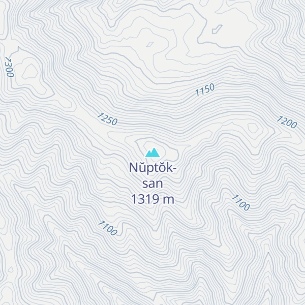 Map of Nŭptŏk-san