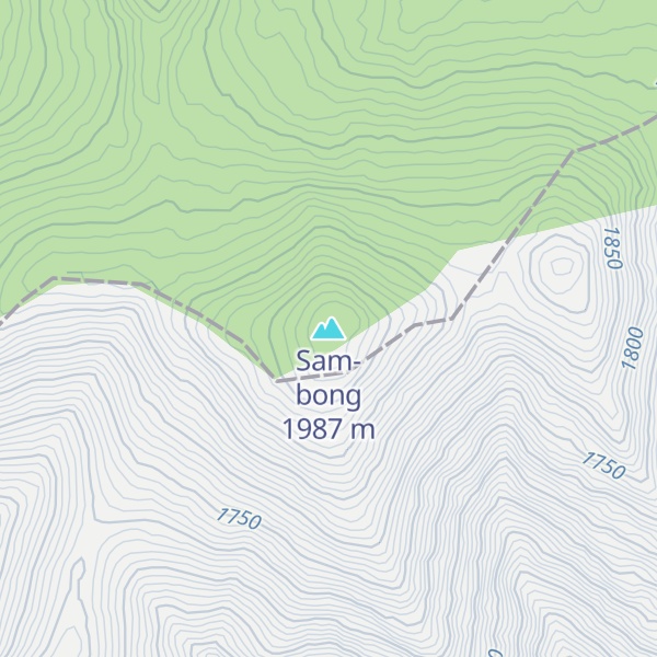 Map of Sam-bong
