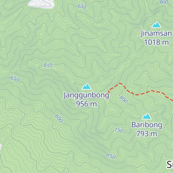 Map of Janggunbong