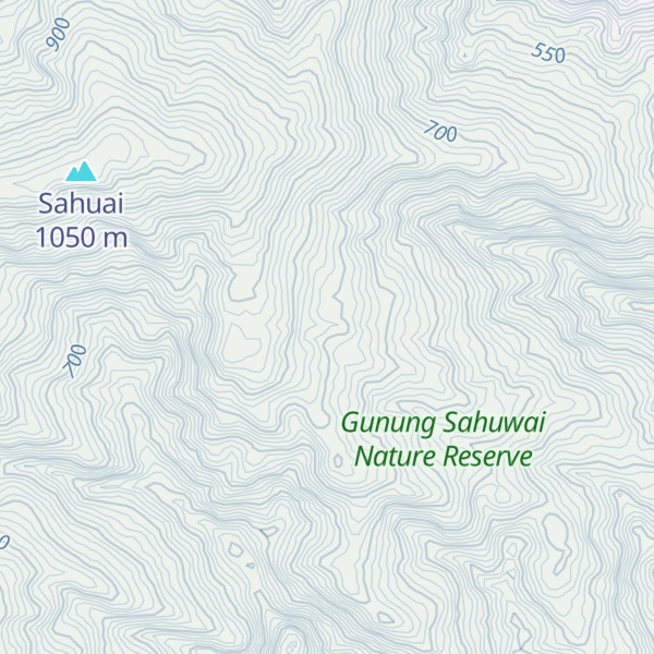 Map of Gunung Cengke
