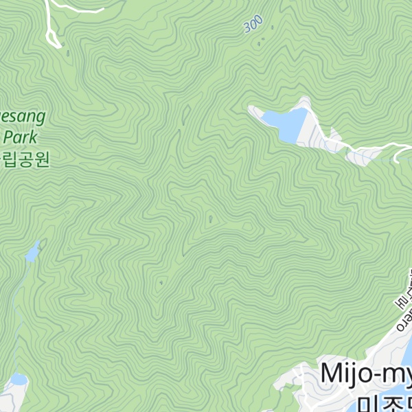 Map of Gama-bong(peak)