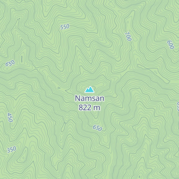 Map of Namsan