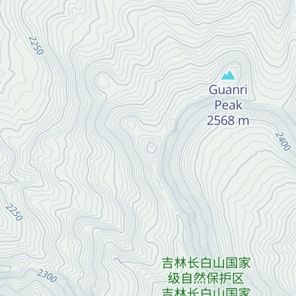 Map of Zhipan Peak