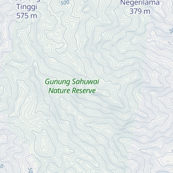 Map of Gunung Uhe