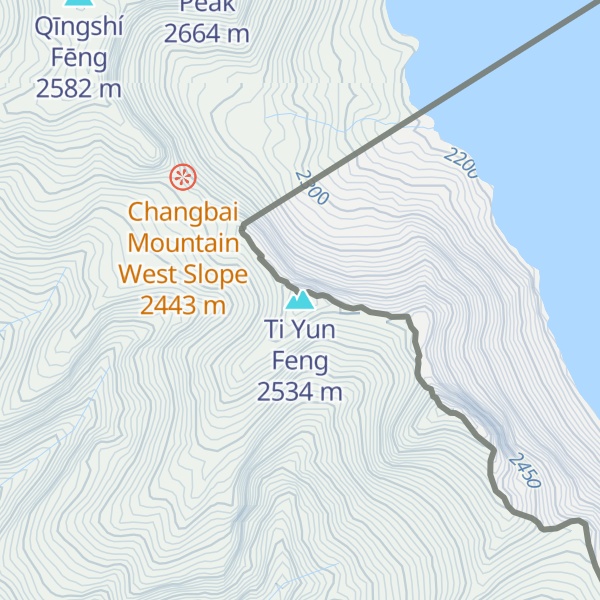 Map of Ti Yun Feng