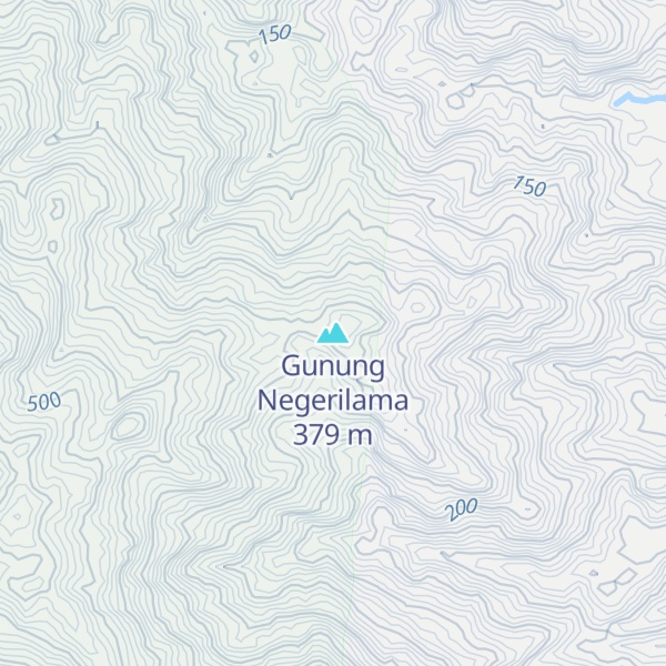 Map of Gunung Negerilama