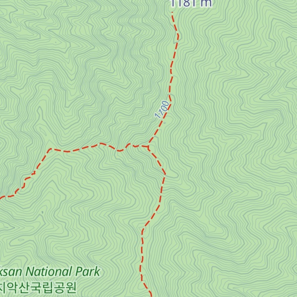 Map of Simyeongbong (Namdaebong)