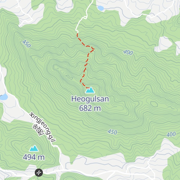 Map of Heogulsan