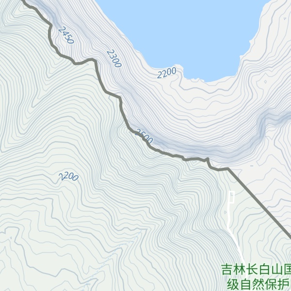 Map of Waho Peak