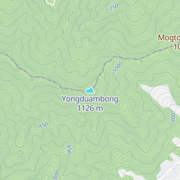 Map of Yongduambong