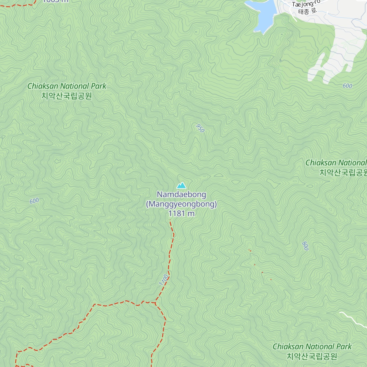 Namdaebonganjeonsenteo map