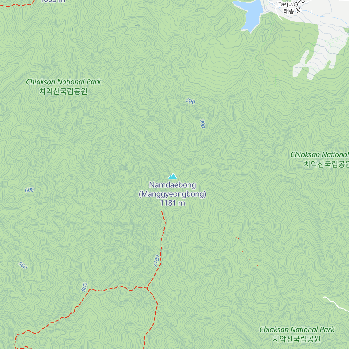 Namdaebonganjeonsenteo map