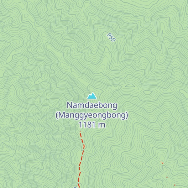 Map of Namdaebonganjeonsenteo