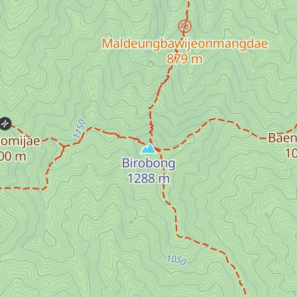 Map of Birobong