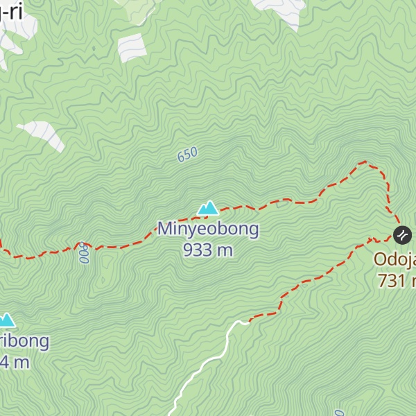 Map of Minyeobong