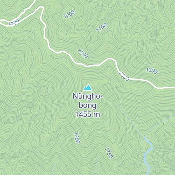 Map of Nŭngho-bong