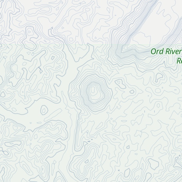 Map of Mount Kinahan