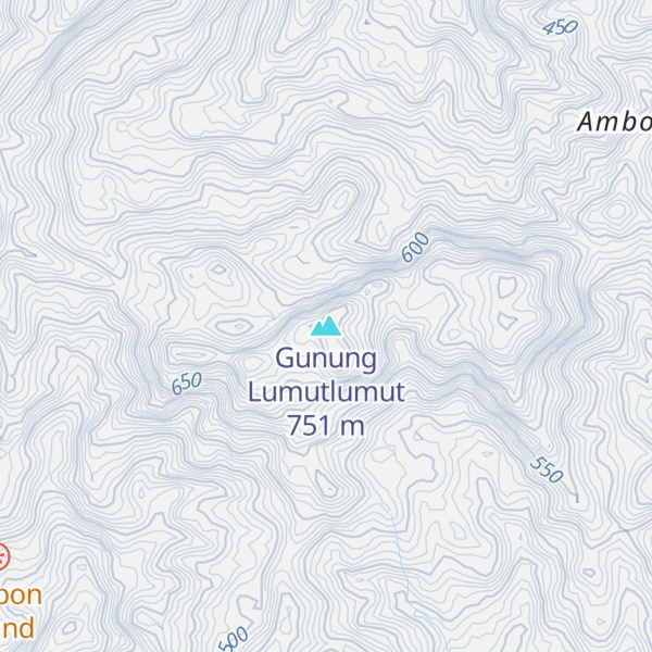 Map of Gunung Lumutlumut