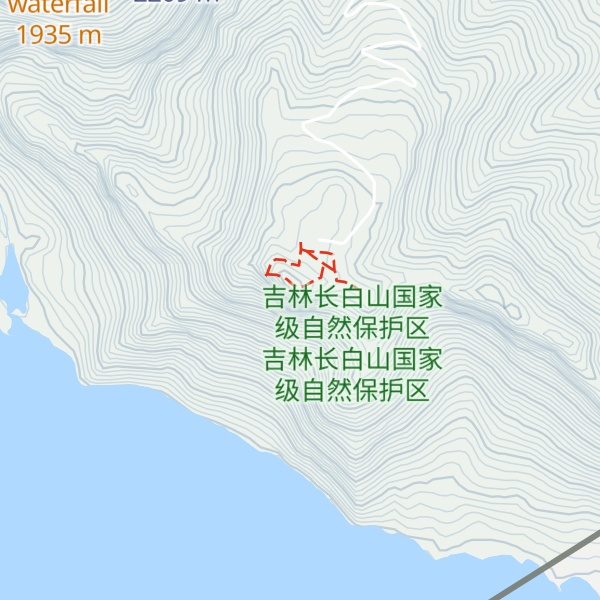 Map of Tianwen Peak
