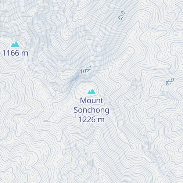 Map of Mount Sonchong