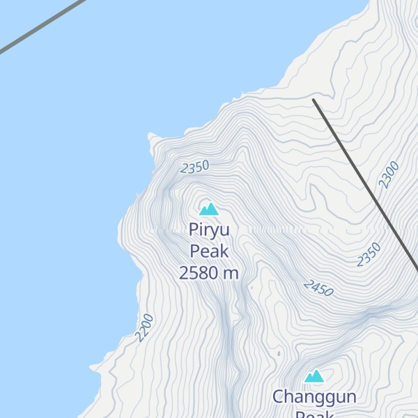 Map of Piryu Peak