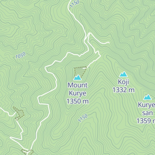 Map of Mount Kurye