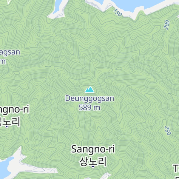Map of Deunggogsan