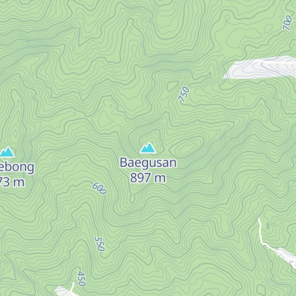 Map of Baegusan