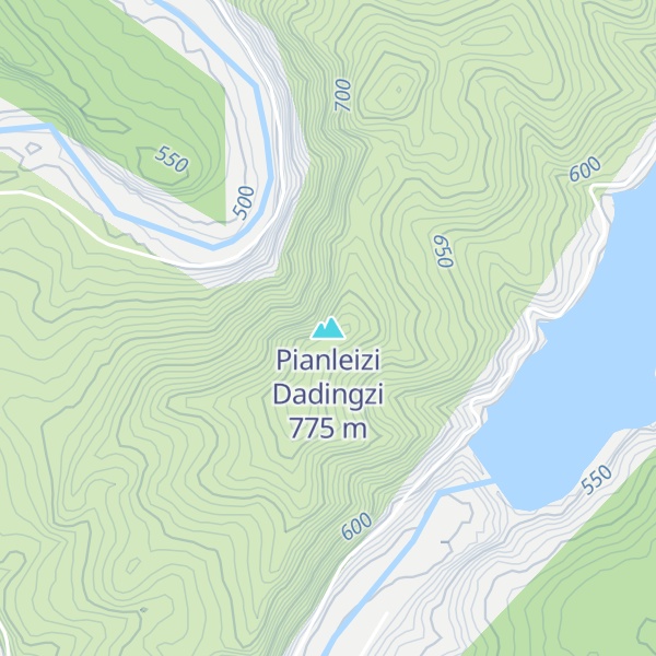 Map of Pianleizi Dadingzi
