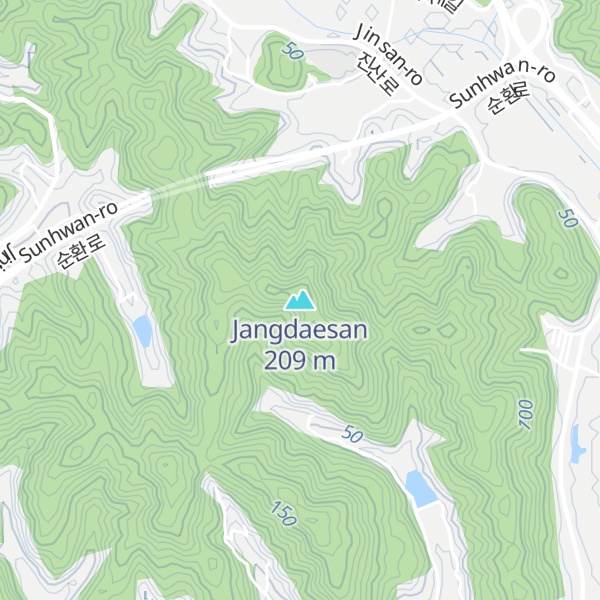 Map of Jangdaesan