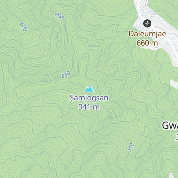 Map of Samjogsan