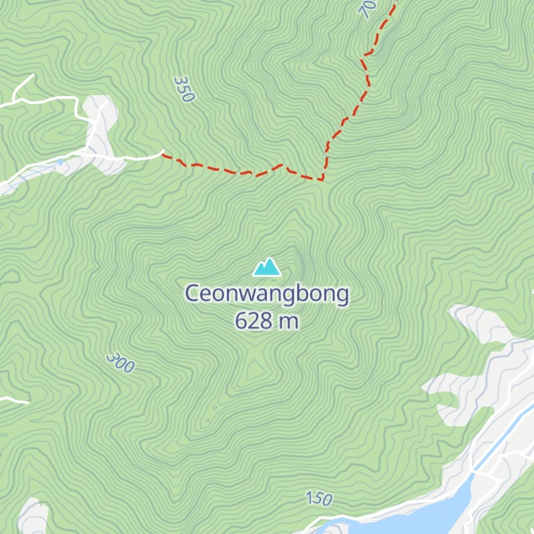 Map of Ceonwangbong