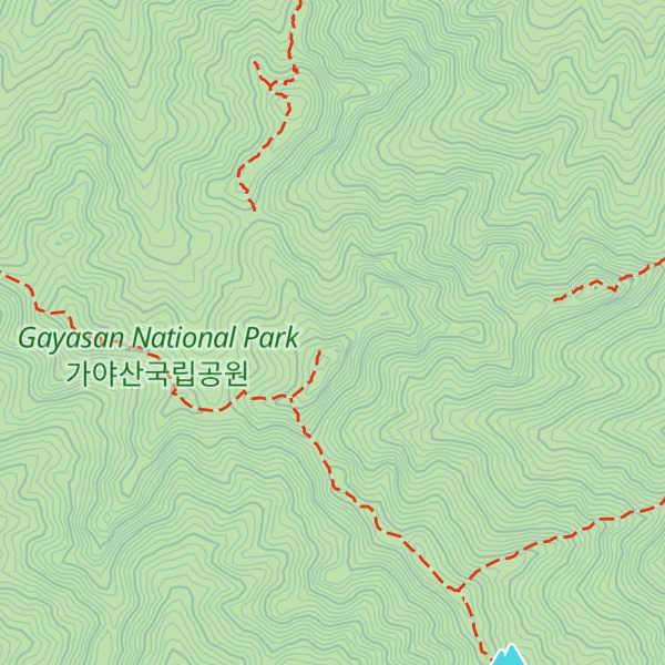 Map of Namsanjeilbong