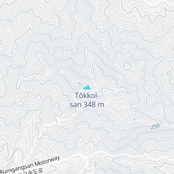 Map of Tŏkkol-san
