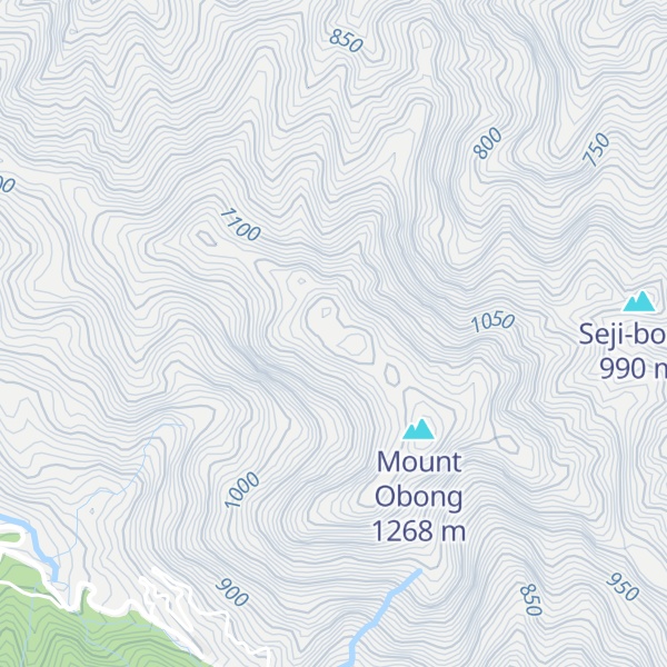 Map of Obong-san